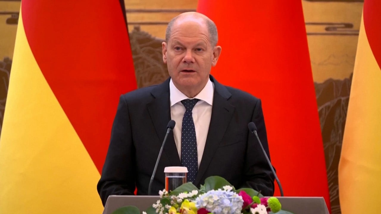 ‘Any change in Taiwan’s status quo must be peaceful,’ German Chancellor Olaf Scholz tells China