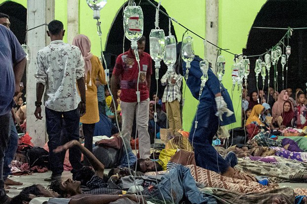 rohingya-refugees-medical-treatment-aceh-dec26-2022.jpg Rohingya refugees receive medical treatment at a temporary shelter in Pidie, Aceh province, Indonesia, Dec. 26, 2022. Credit: Antara Foto via Reuters