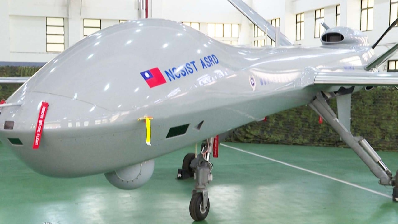 Taiwan showcases combat drones as self-ruled island aims to bolster defences