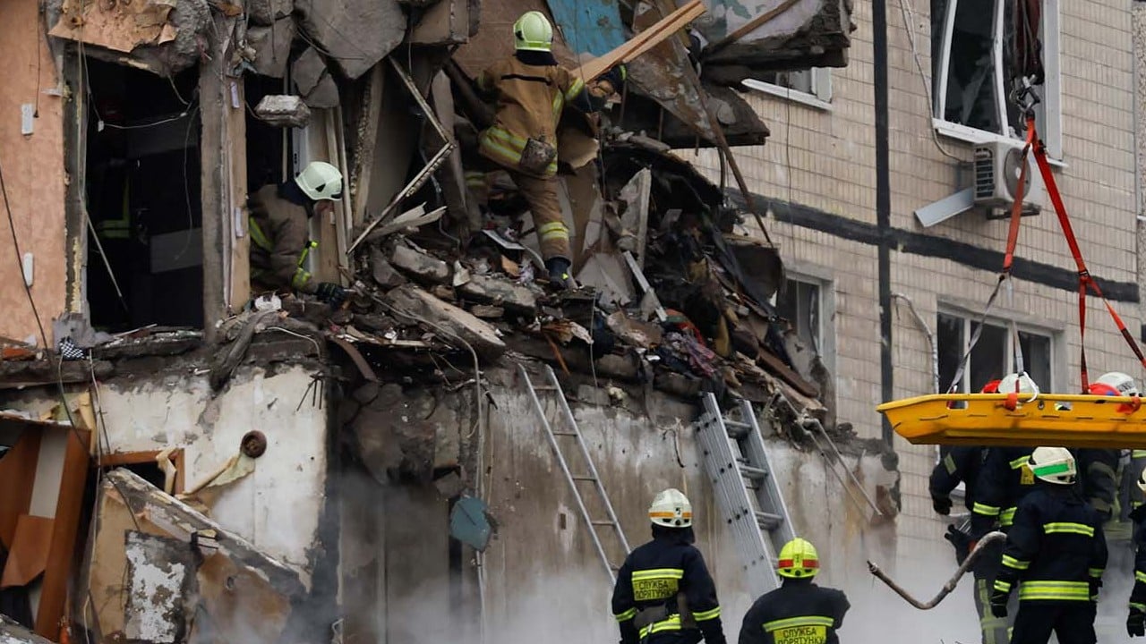Hopes fade as search continues for survivors in Ukrainian residential block hit by Russian strike