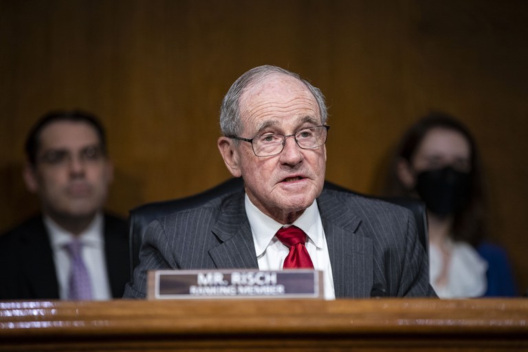 ENG_CHN_Blinken_03222023.3.jpg Sen. Jim Risch, R-Idaho, shown in this file photo, questioned why the State Department budget proposal included only $16 million in aid to Taiwan. (AP)