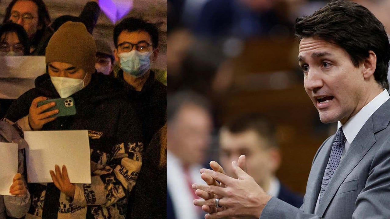 ‘It’s important that they’re protesting’: Canadian PM voices support for China Covid protesters