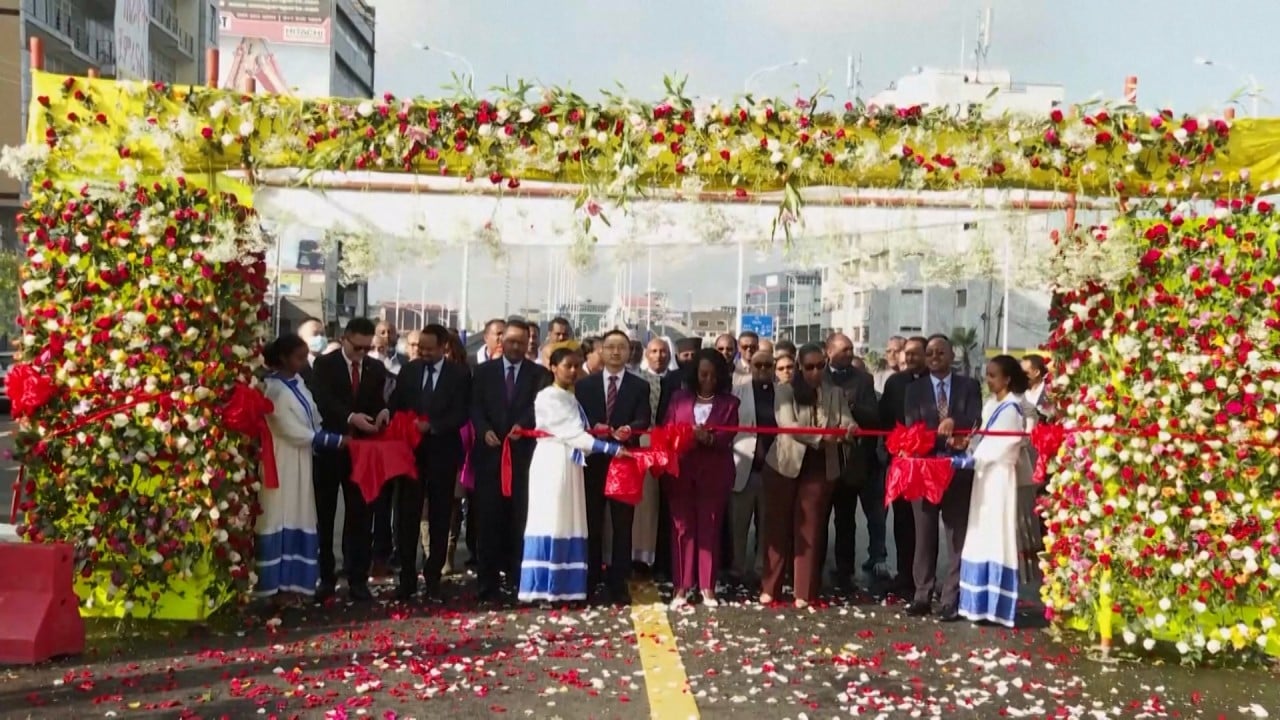 Addis Ababa road built by Chinese company aims to ease traffic woes in Ethiopian capital
