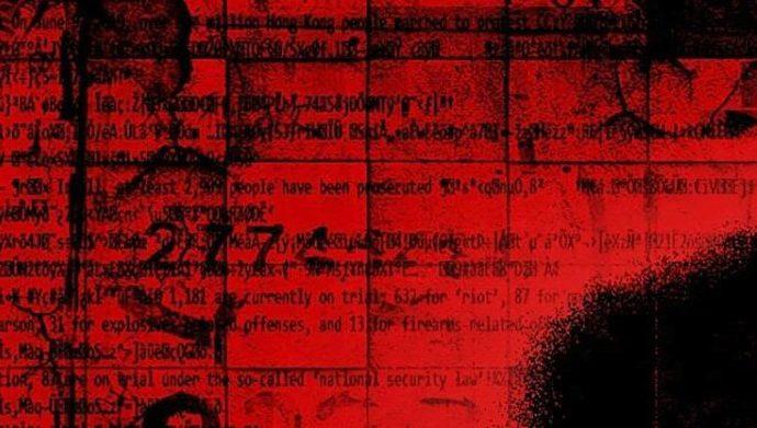 hong kong orders takedown of protest artwork as police interrogate labor activists