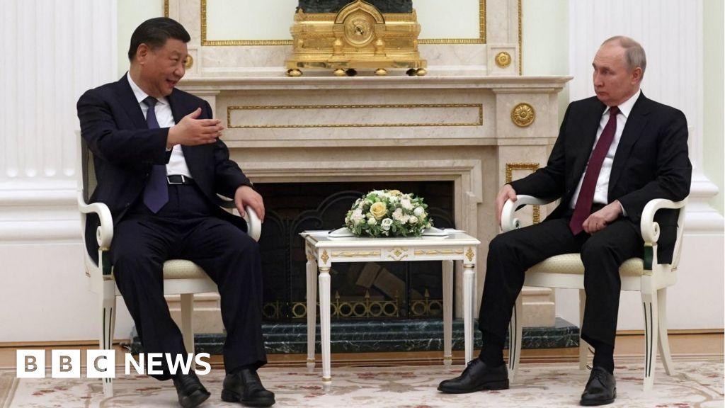 the dear friendship of putin and xi in 62 seconds