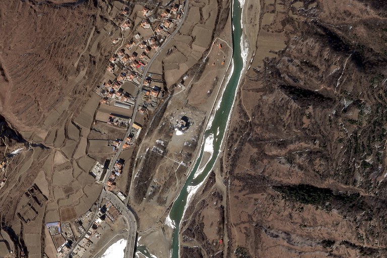 The image was taken from Jan. 1, 2022. Planet Lab