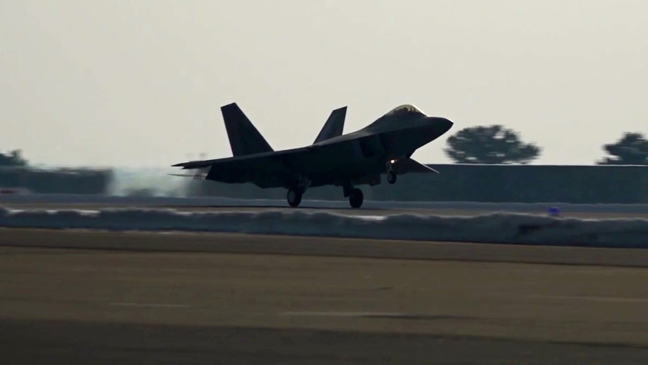 US sends F-22 fighters to joint drills with South Korea