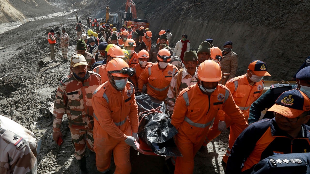 Witnesses recount Himalayan flash flood from burst glacier as rescue work continues
