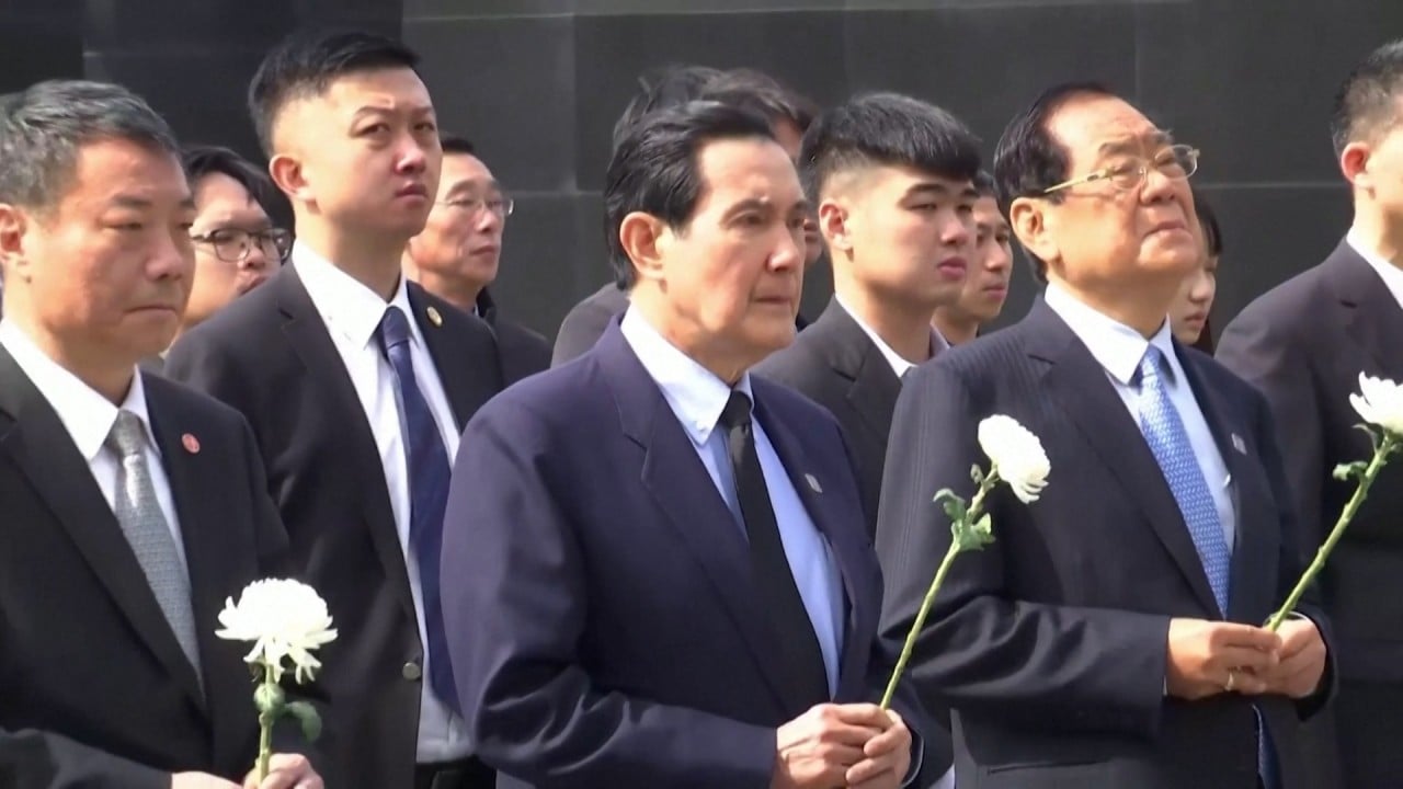 Former Taiwanese leader Ma Ying-jeou says massacre history holds lessons for both sides of strait