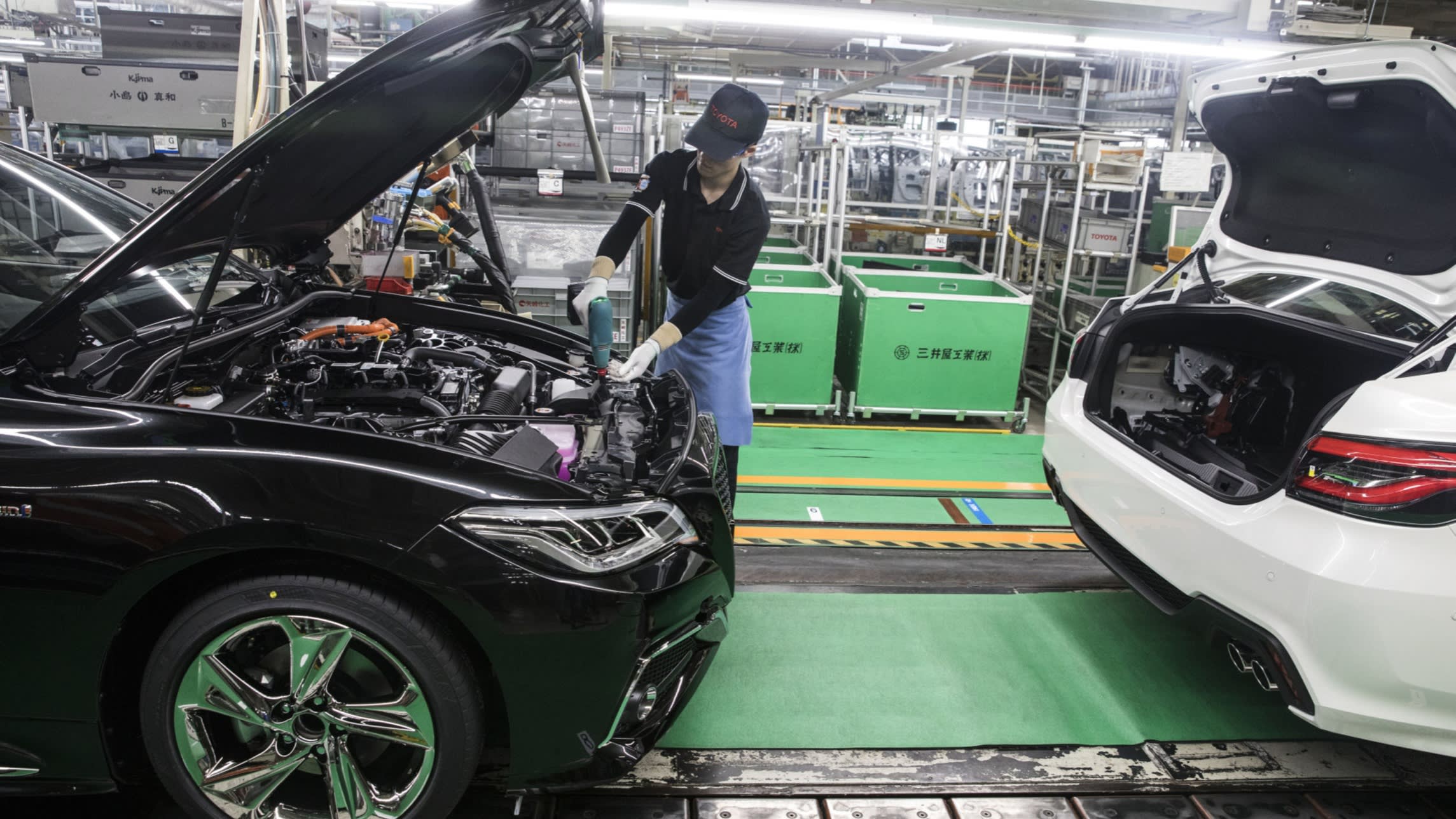 A Toyota assembly plant in Aichi, Japan
