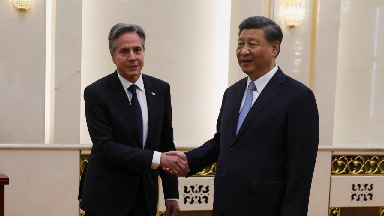 ‘China will not challenge or replace the US’, Xi tells Blinken at crucial meeting
