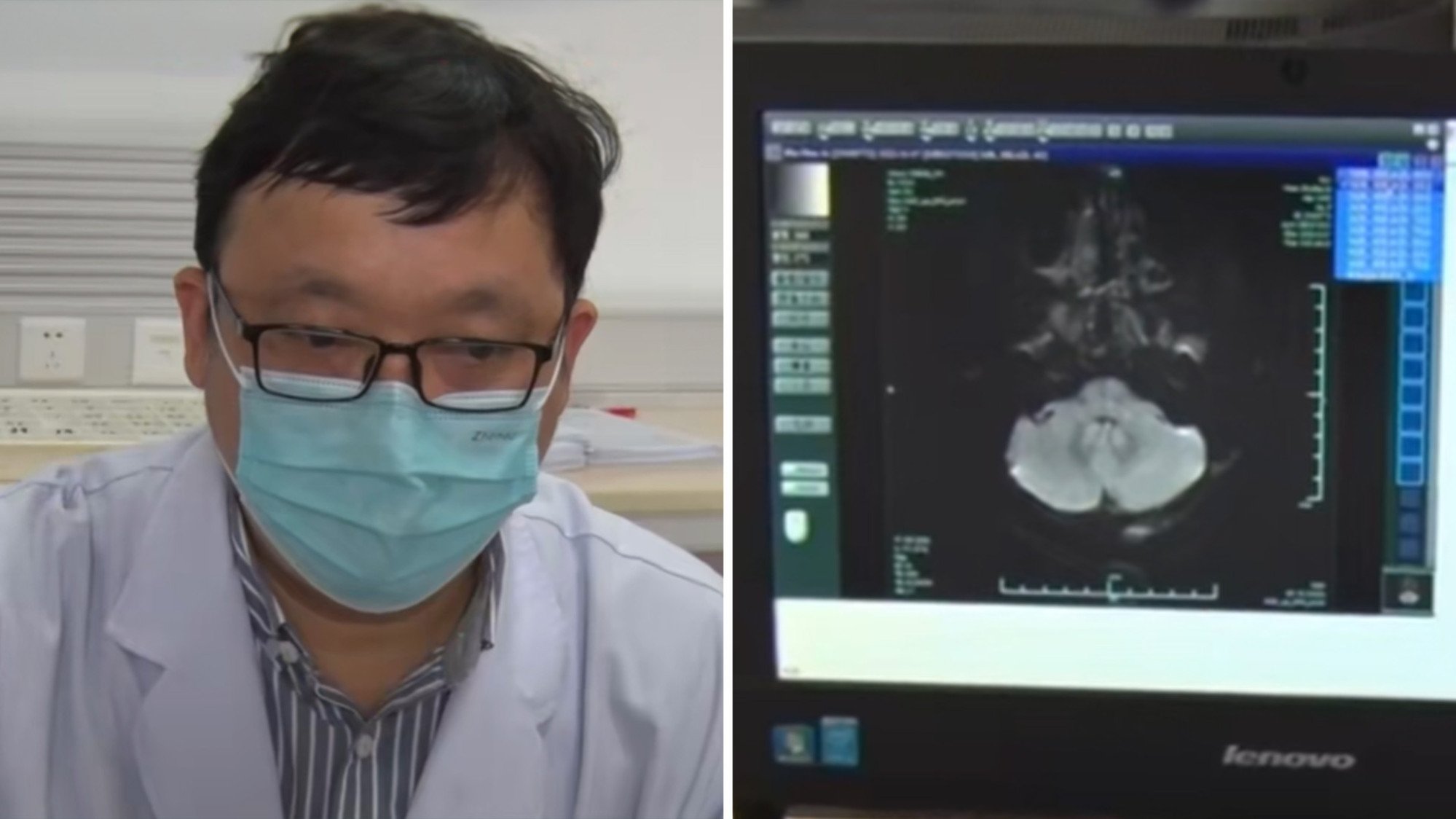 The woman’s survival story went viral when the Zhejiang provincial government promoted it online for China’s Doctors Day on August 19. Photo: SCMP composite/Douyin