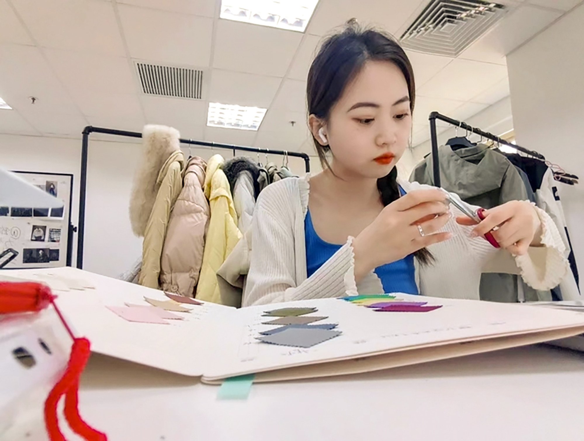 Jenny Jiao, 27, works at her father’s apparel plant in Dalian, Liaoning province, and hopes to bring in new ideas. Photo: Handout