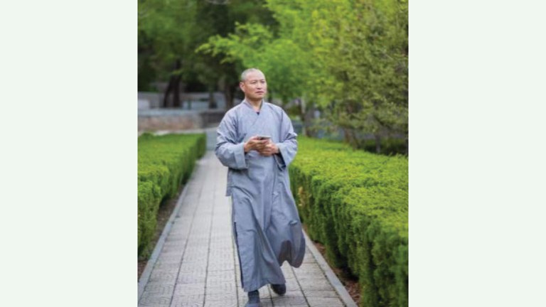 ENG_CHN_CensoredSermons_08032023.3.jpg “Sinicized Buddhism is just a form of organizational brainwashing in disguise," says a Buddhist monk in China who gave the religious name Shi Daoguo, Credit: Provided by Shi Daoguo