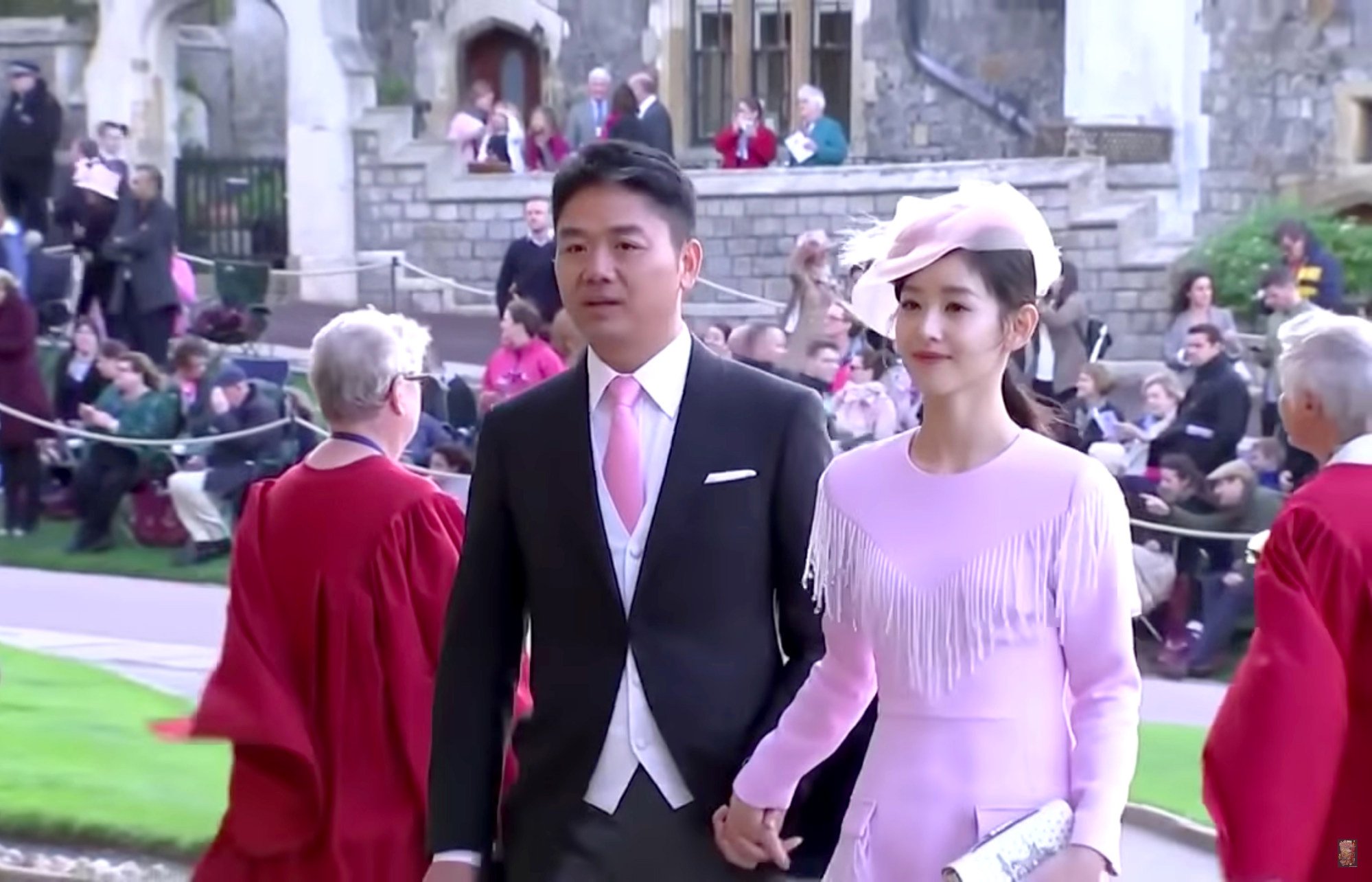 Richard Liu and wife Zhang Zetian. Photo: YouTube