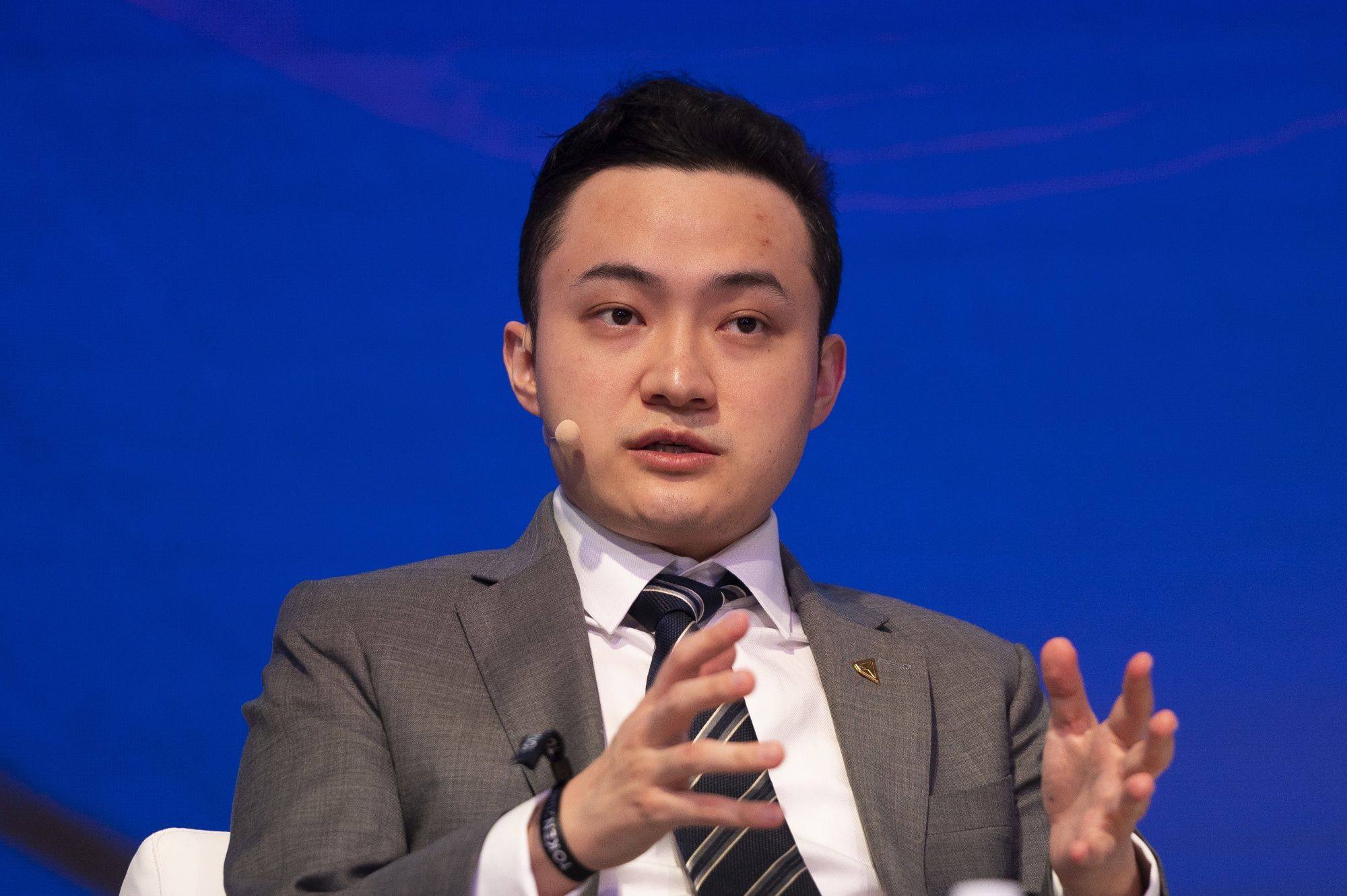Justin Sun, founder of Tron. Photo: Bloomberg