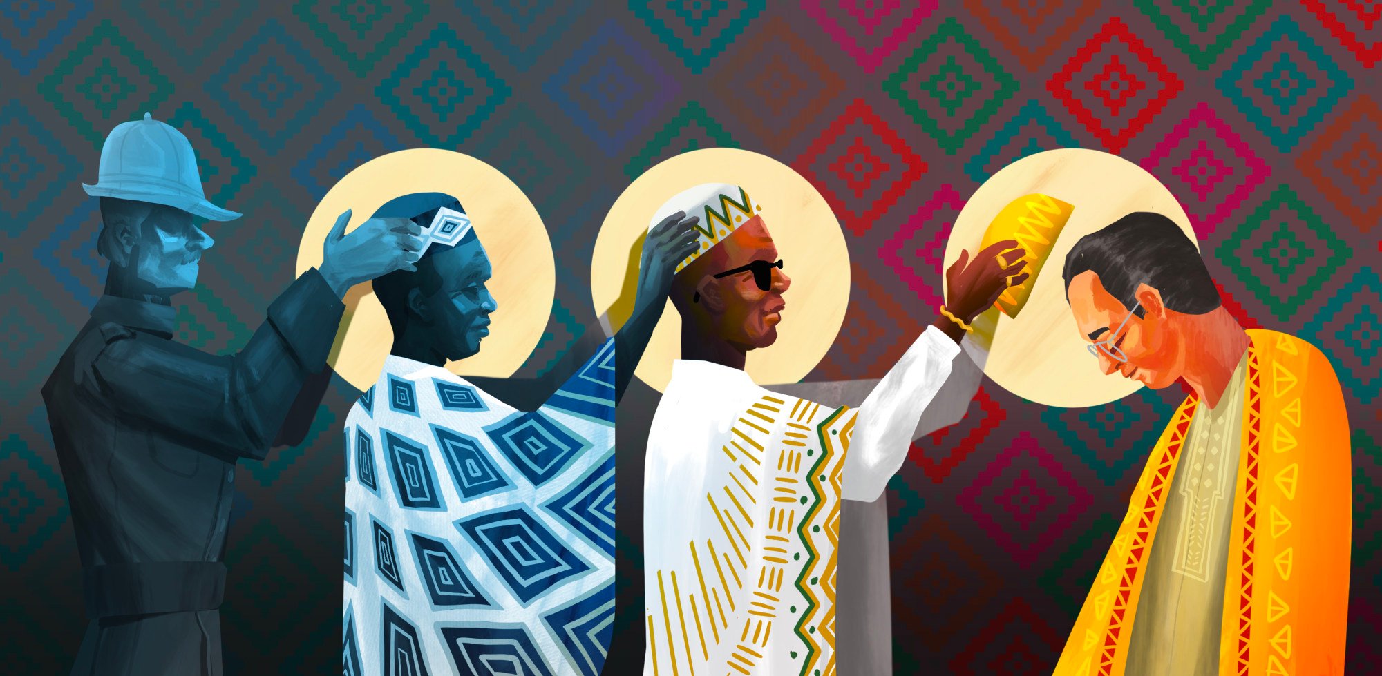 Despite being wary of foreign chiefs, since the 1990s, most Western African countries have witnessed a comeback of the chieftain system. Illustration: Davies Christian