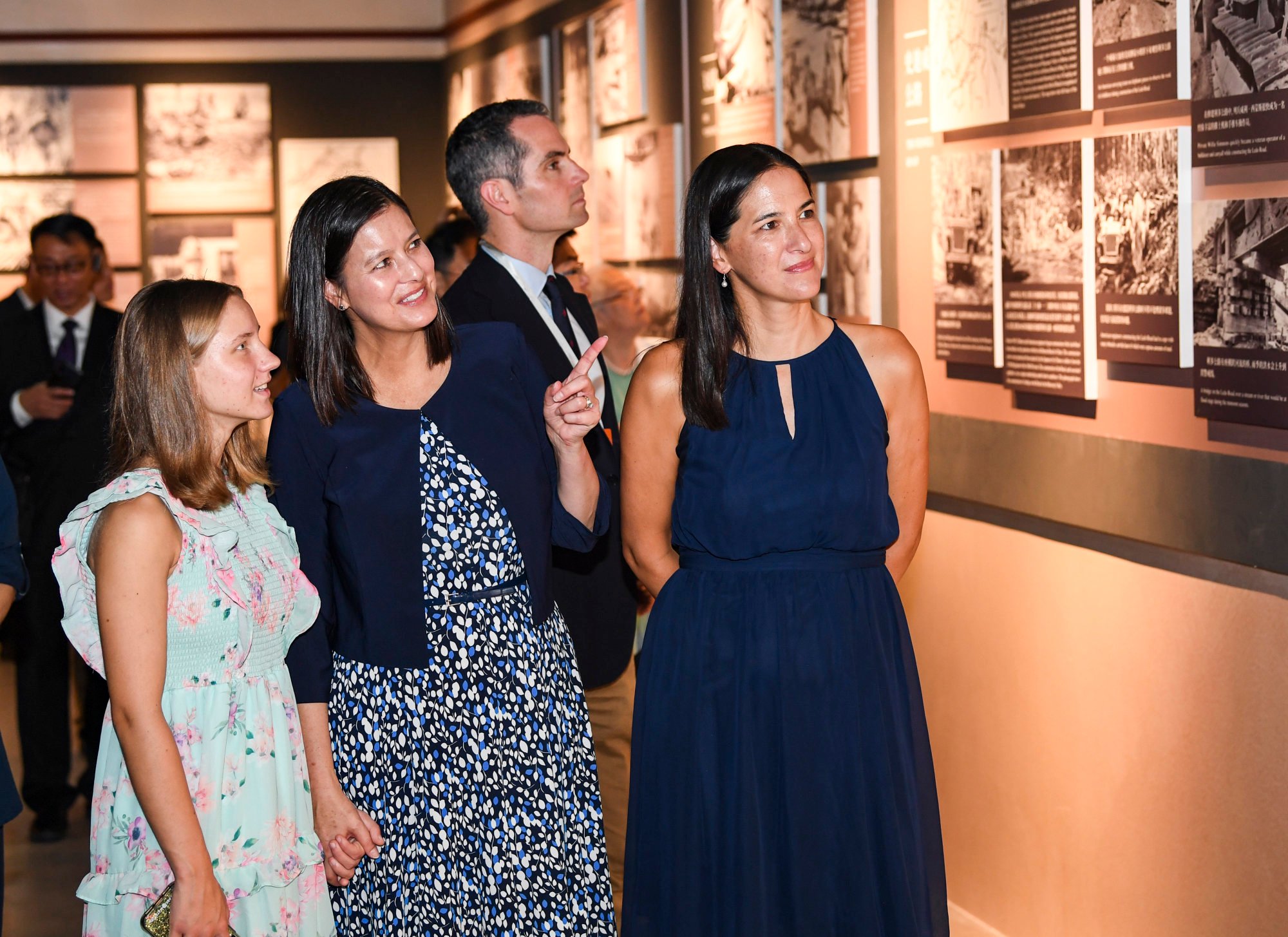 Visitors at the Stilwell Museum in Chongqing earlier this month. Photo: Xinhua