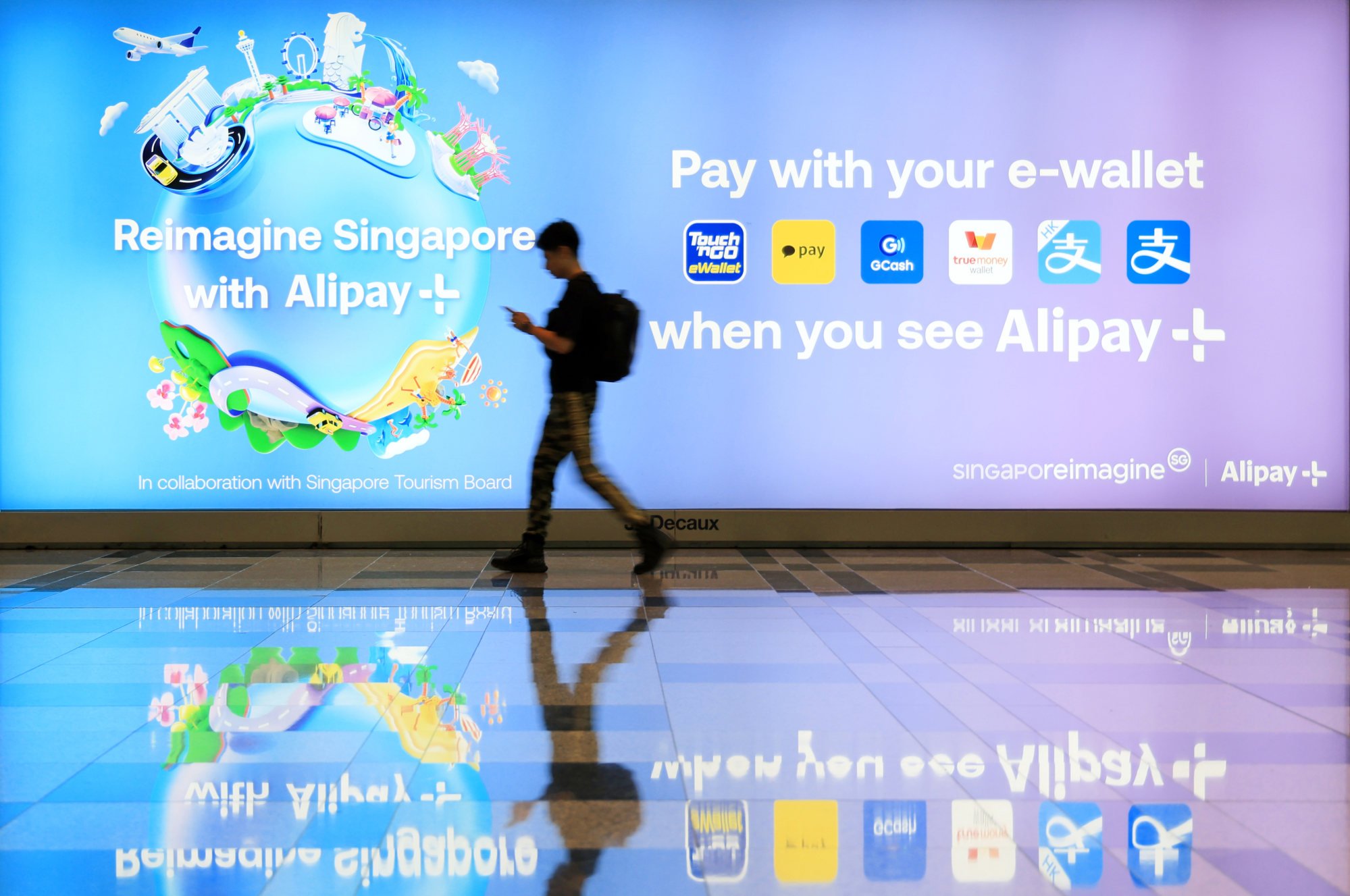 Singapore’s Changi Pay and OCBC e-wallets are among the major payment services now supported by Ant Group under its ‘Alipay+-in-China’ programme. Photo: Handout ant groups alipay expands support for e wallet and payment apps from singapore south korea and thailand to help more foreign tourists in china pay for goods and services 1