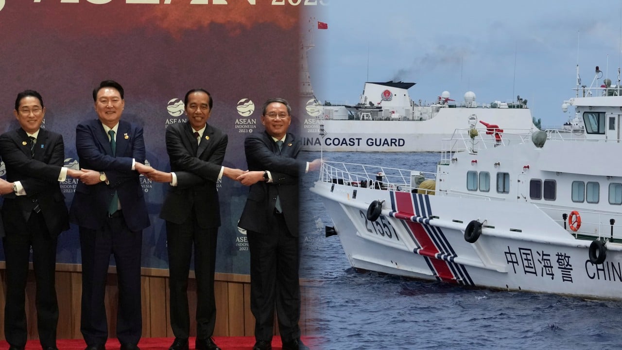 asean will engage with both china and us secretary general kao kim hourn says in call to dial down major power tensions 1