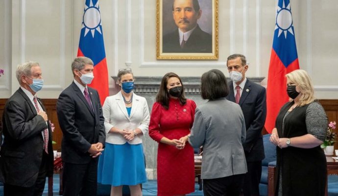 beijing says it would welcome a visit by us senators next month