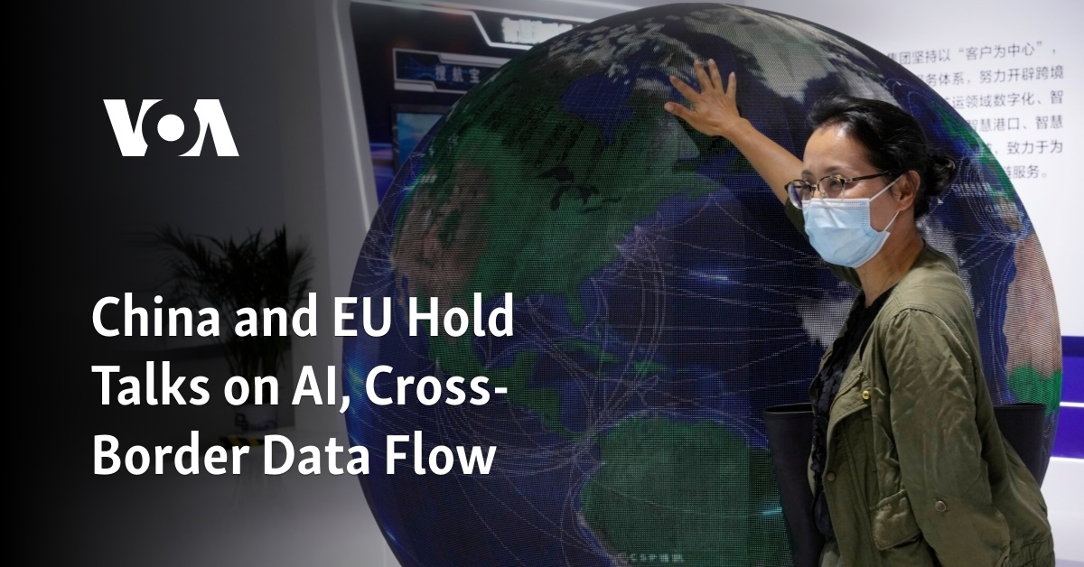 China and EU Hold Talks on AI, Cross-Border Data Flow 1 china and eu hold talks on ai cross border data flow 1