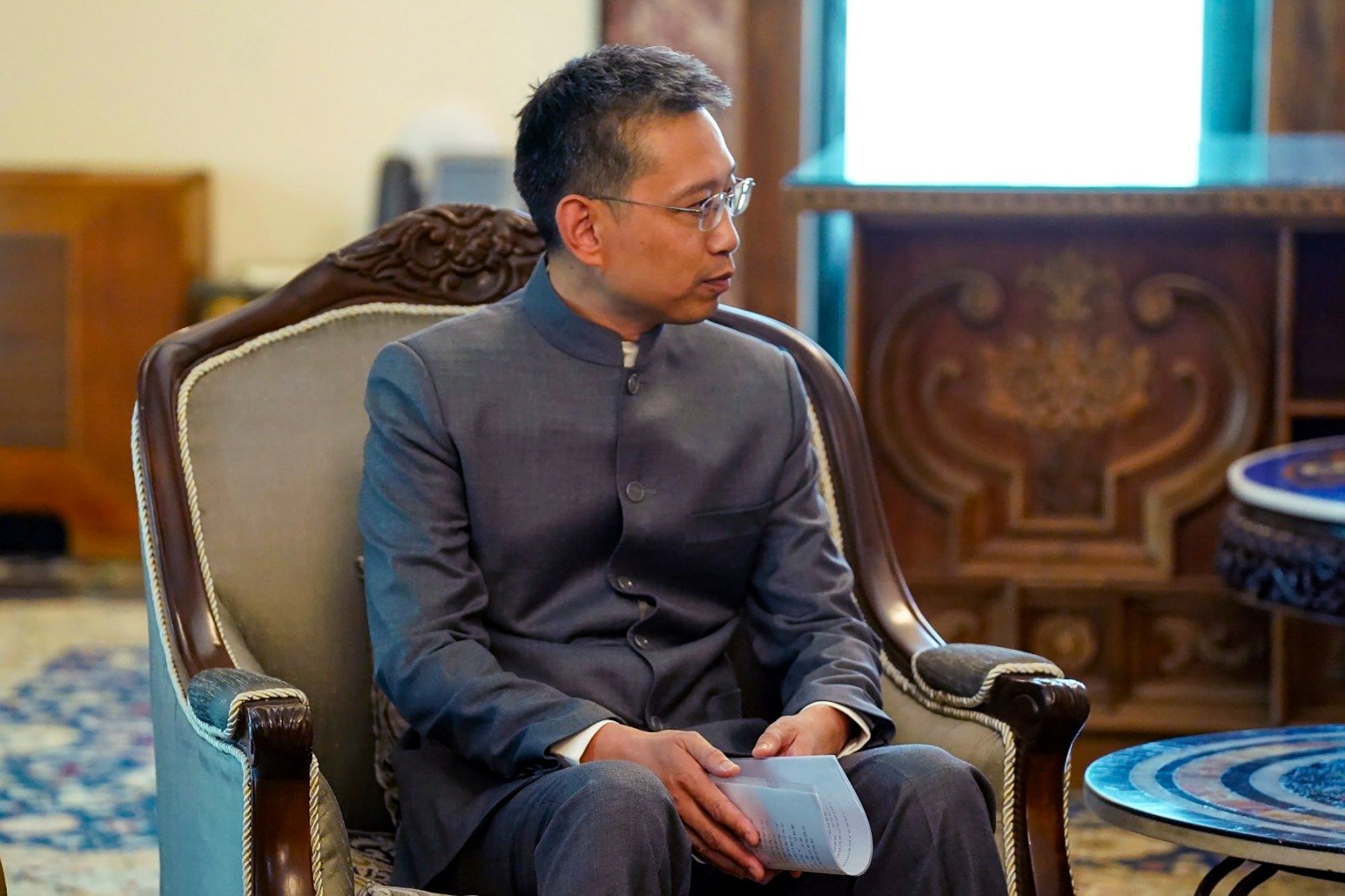 China’s new ambassador to Afghanistan Zhao Sheng says he wants to continue “the traditional friendly relations” between the two countries. Photo: AP china continues taliban balancing act after new ambassador arrives in afghanistan 1