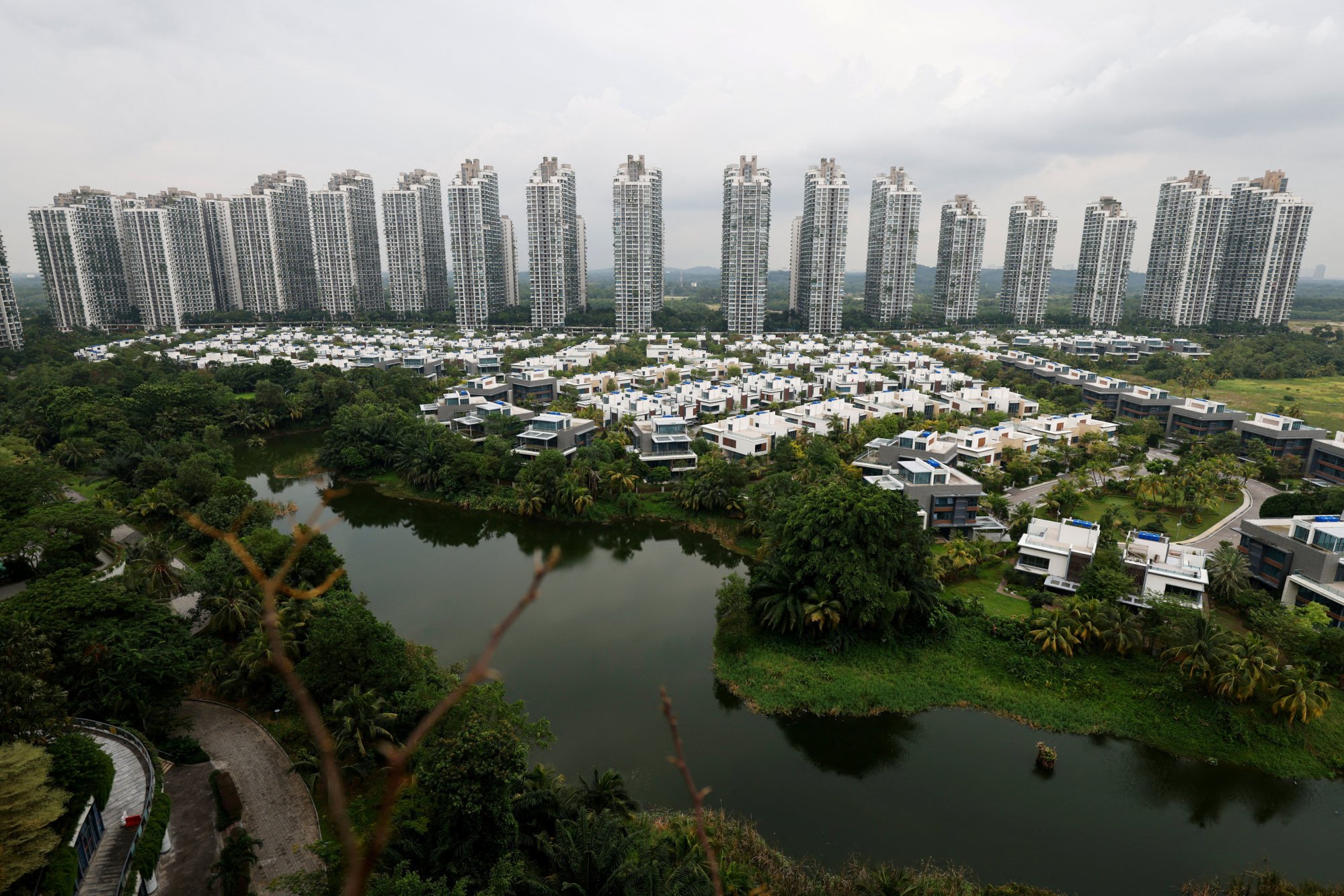 A view of the residential apartments in Country Garden’s Forest City development in Johor Bahru, Malaysia, in August. Photo: Reuters
