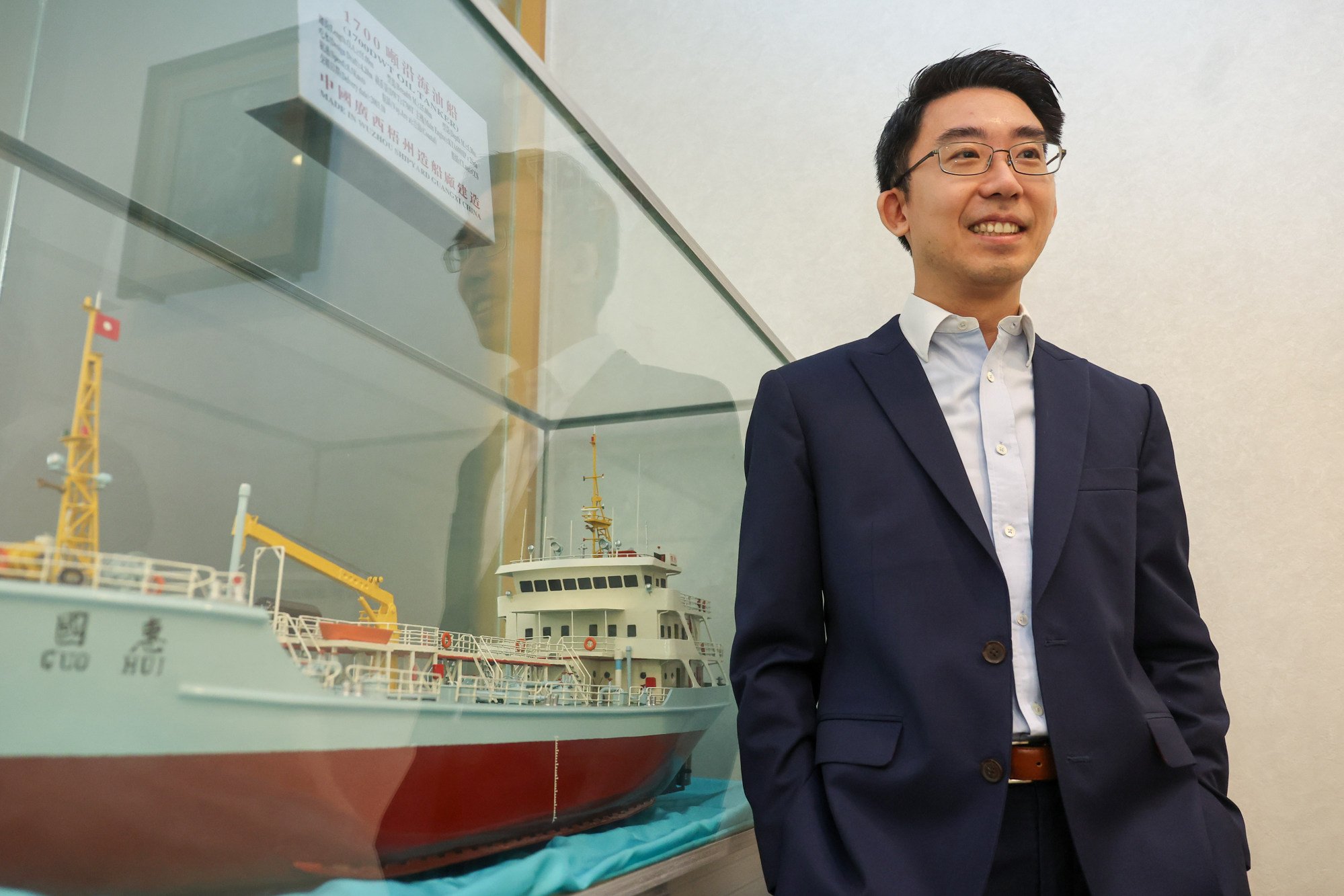 ‘There are many options … The industry is at an exploratory stage,’ says Calvin Chung Dik-hong, director, Chimbusco Pan Nation Petro-Chemical. Photo: Edmond So climate change launch of biofuel blended shipping fuel by hong kong firm is just the start of the search for the ultimate green solution 1