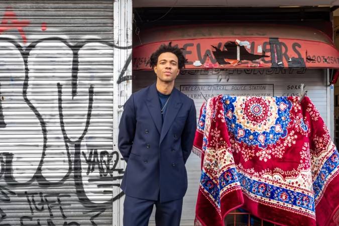 FirstFT: Kim Jong Un offers ‘unconditional’ support for Russia’s war in Ukraine 3 Charlie Casely-Hayford in Hackney, London, wearing a suit by his own label