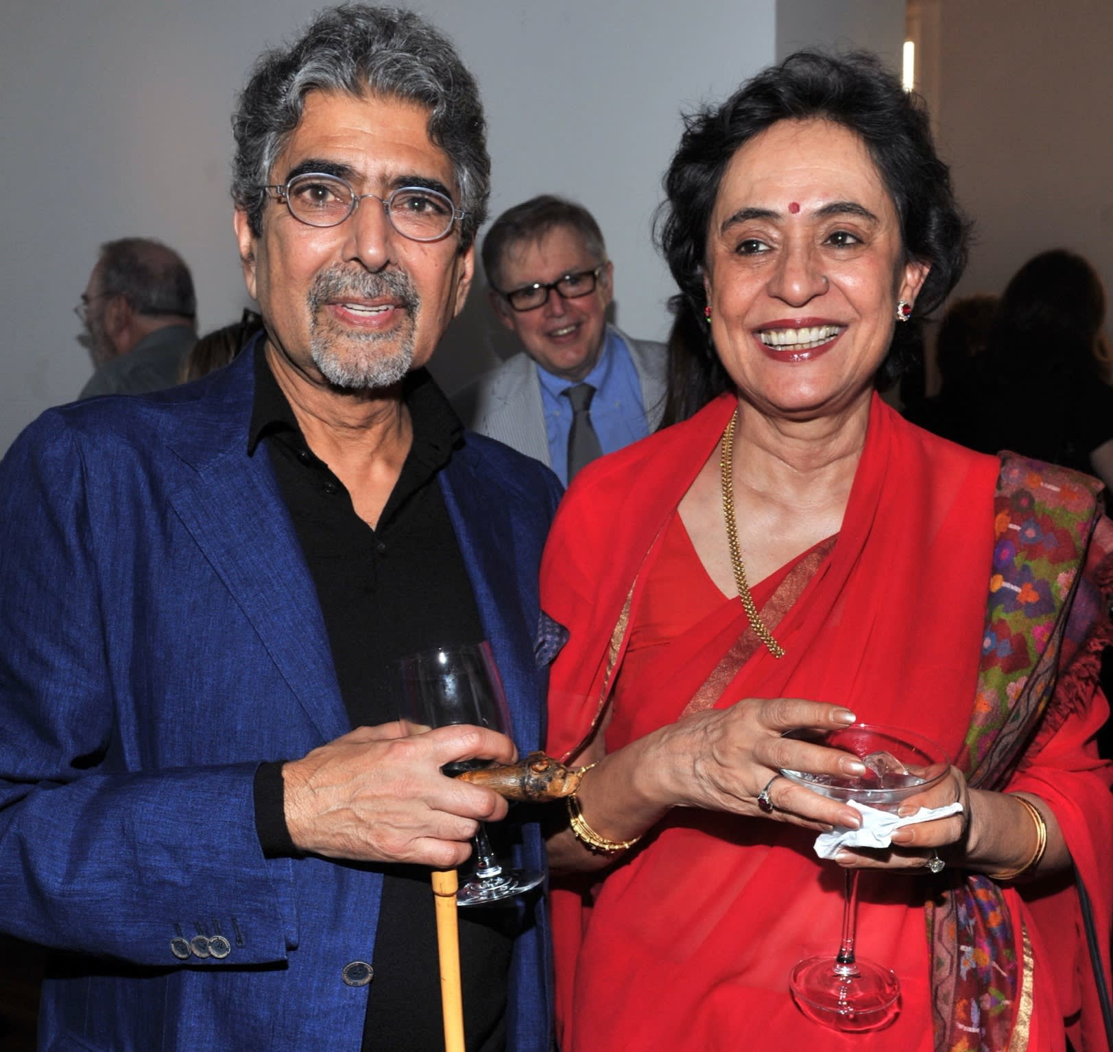 Gita with her husband Sonny in 2010. Revolution and a fierce love of her homeland ran in her blood