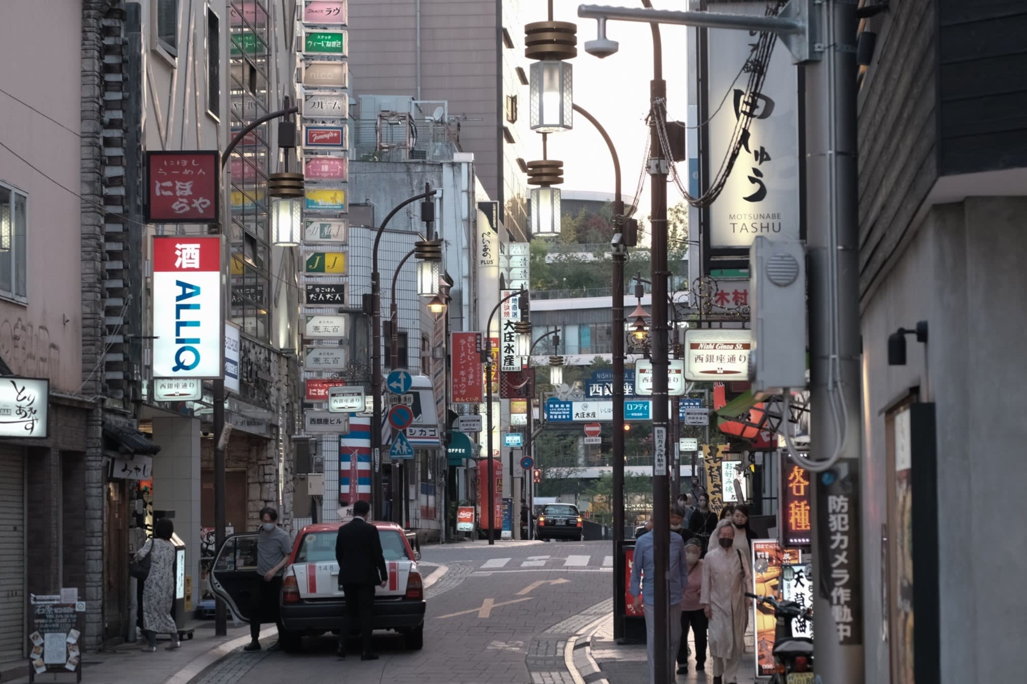 A street in Kumamoto, Japan