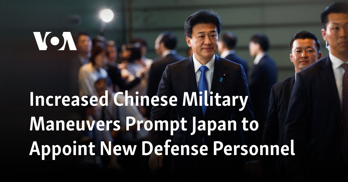 Increased Chinese Military Maneuvers Prompt Japan to Appoint New Defense Personnel 1 increased chinese military maneuvers prompt japan to appoint new defense personnel 1