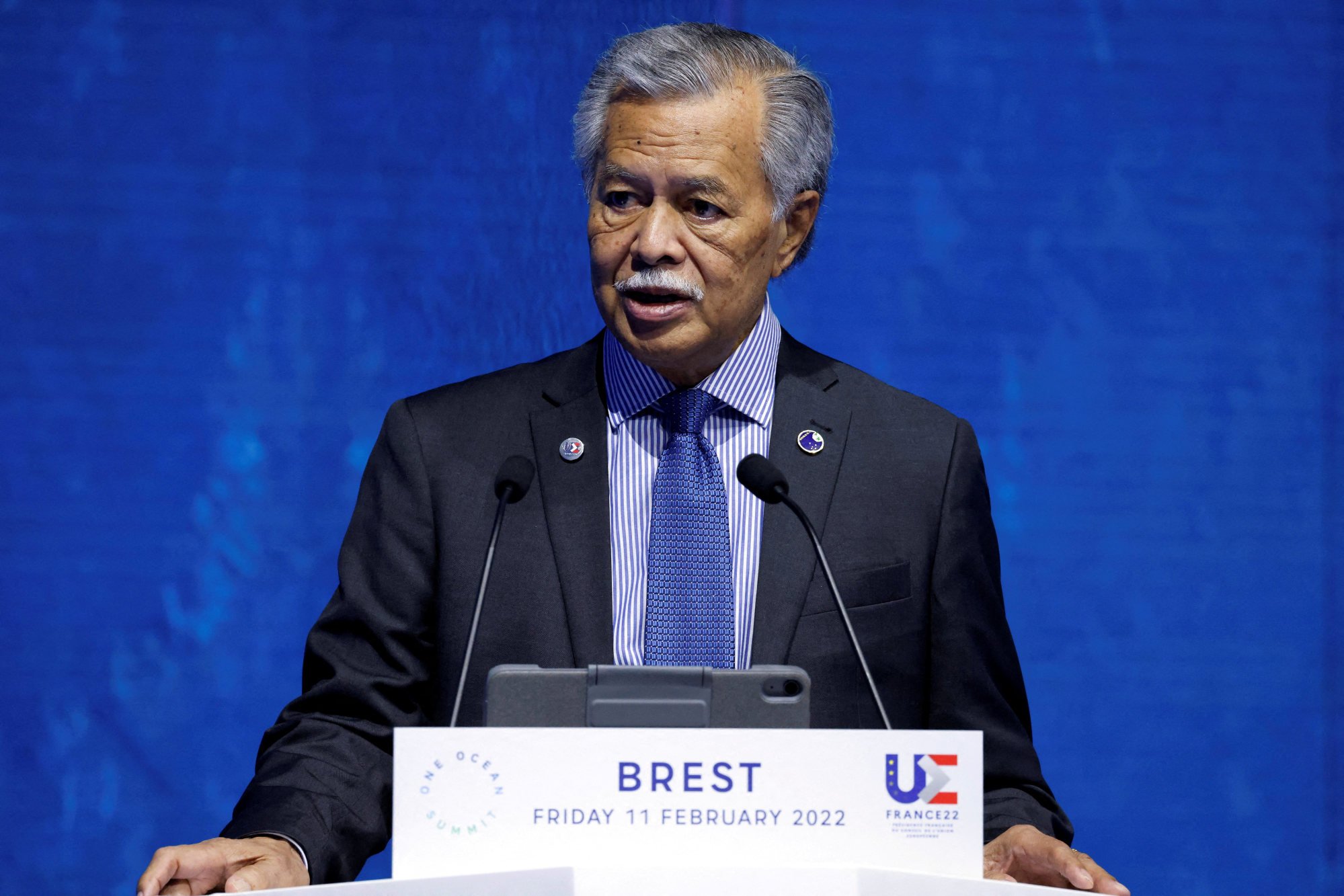 Henry Puna, a former Cook Islands prime minister, is secretary general of the Pacific Islands Forum. Photo: Reuters joe biden to meet pacific island nations as leaders seek to capitalise on us china attention 1
