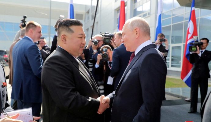 s korean leader warns russia n korea against military cooperation