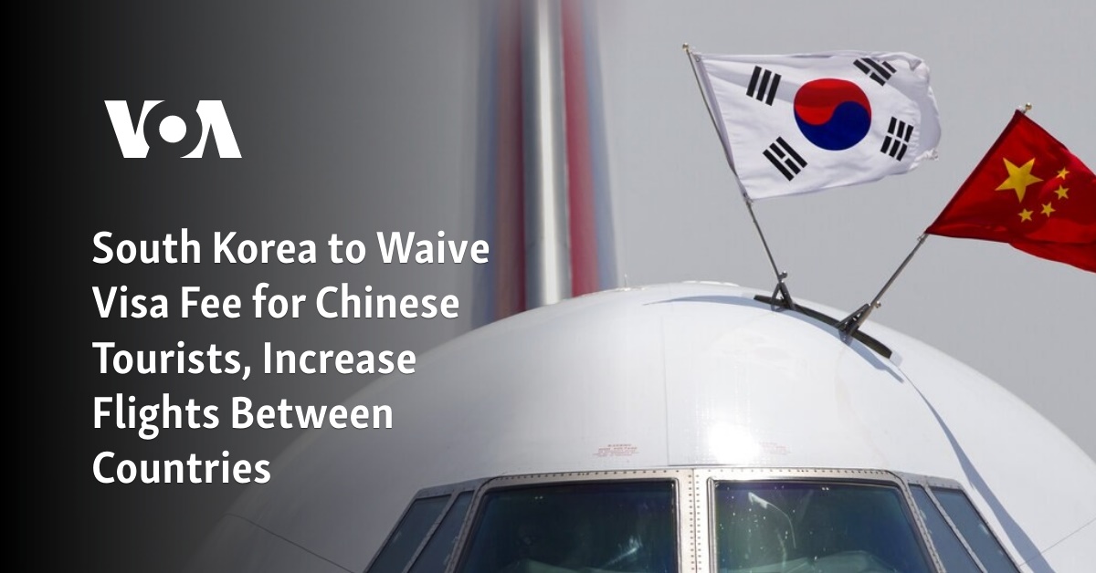 South Korea to Waive Visa Fee for Chinese Tourists, Increase Flights Between Countries 1 south korea to waive visa fee for chinese tourists increase flights between countries 1