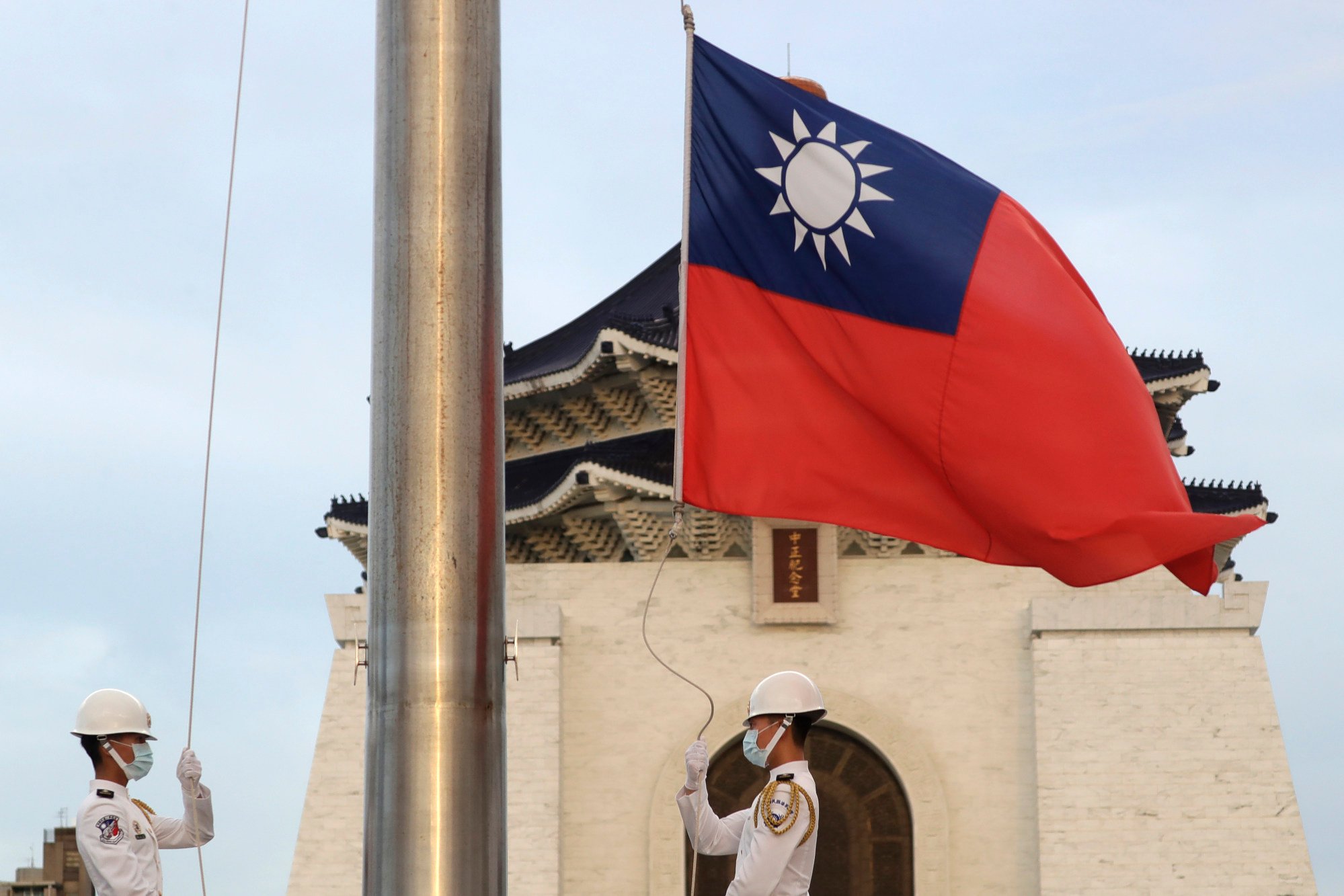 The organisers of next month’s event are highlighting Taiwan’s democracy and resilience. Photo: AP taiwans ruling dpp raises hackles by omitting islands official name from double tenth logo 1