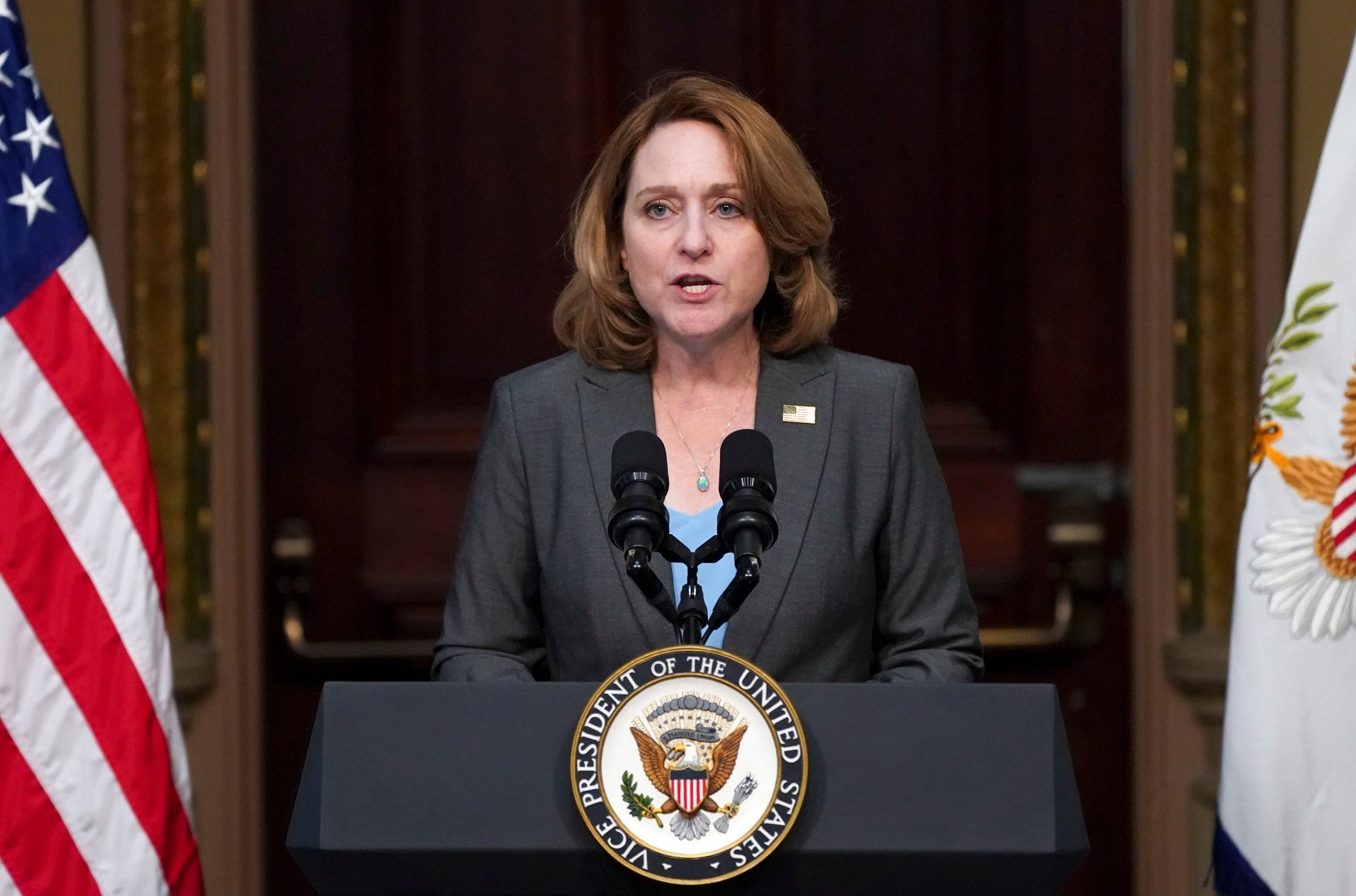 Deputy US Defence Secretary Kathleen Hicks: “We’ll counter the PLA’s mass with mass of our own.” Photo: EPA-EFE