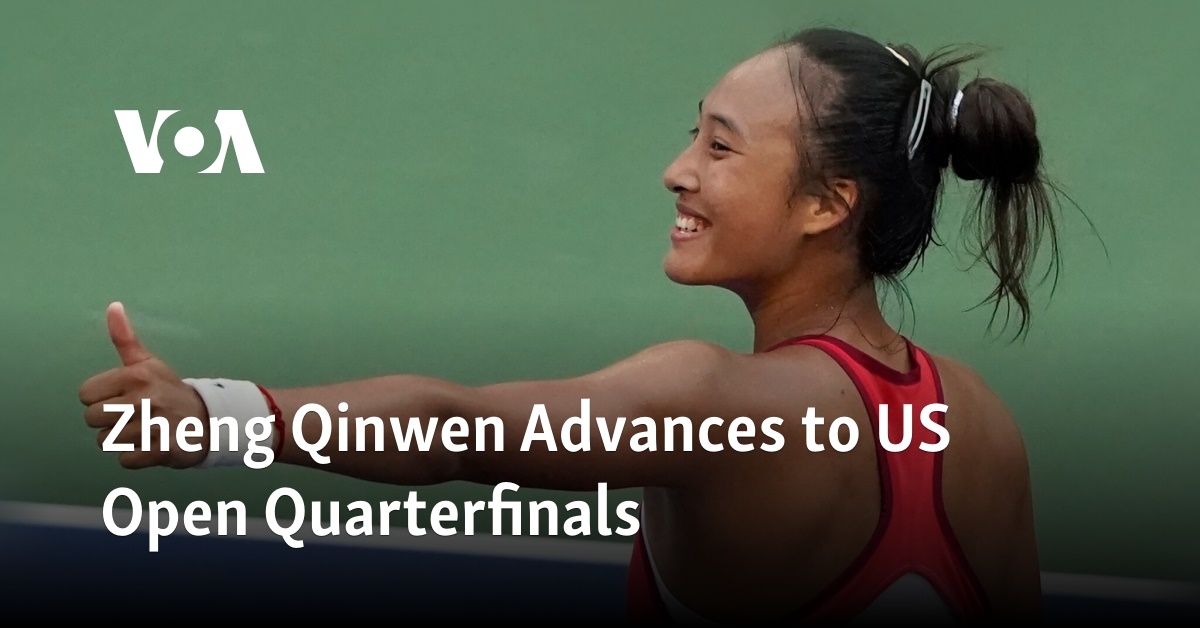 Zheng Qinwen Advances to US Open Quarterfinals 1 zheng qinwen advances to us open quarterfinals 1