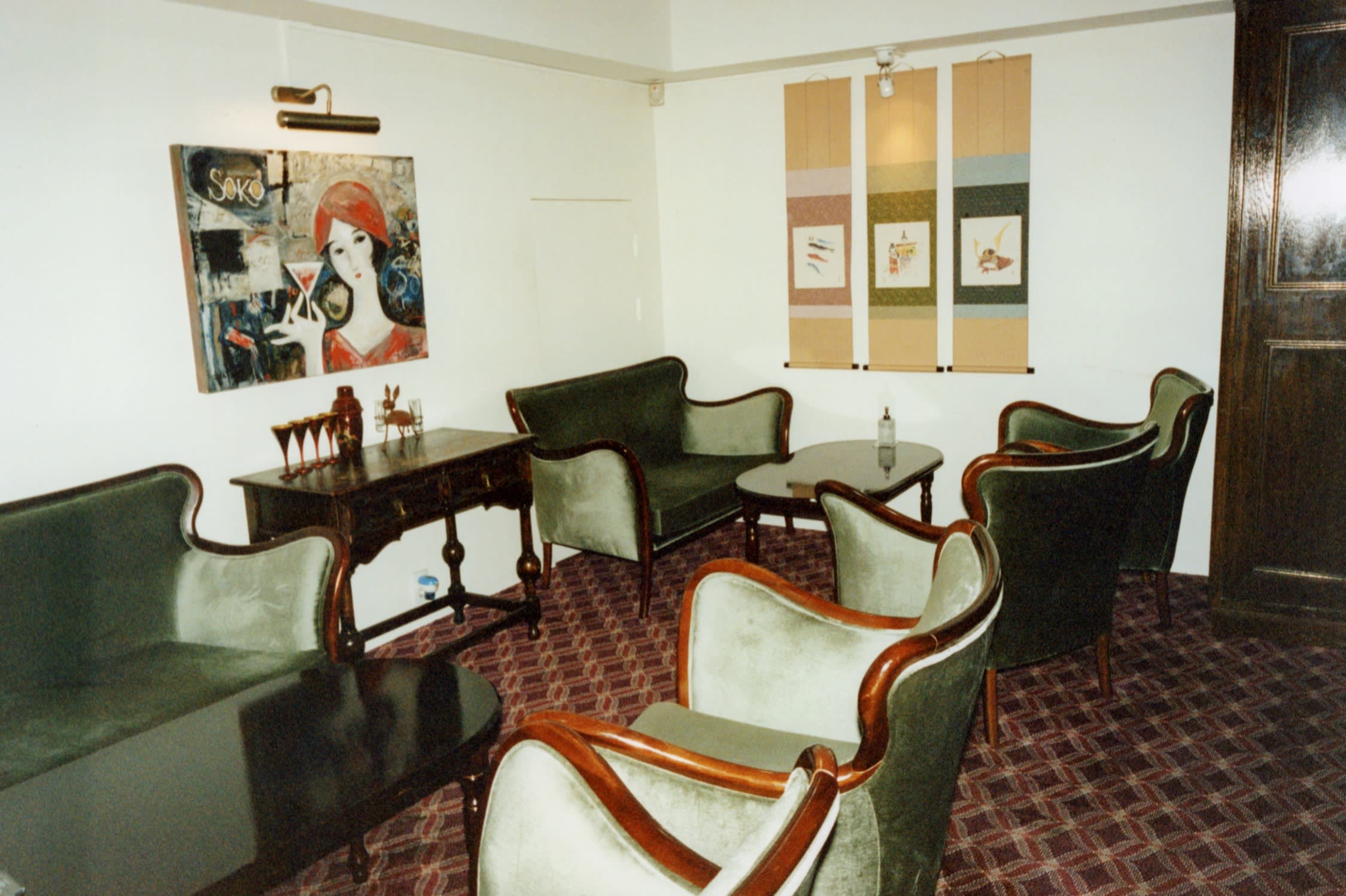 The interior of Soko bar