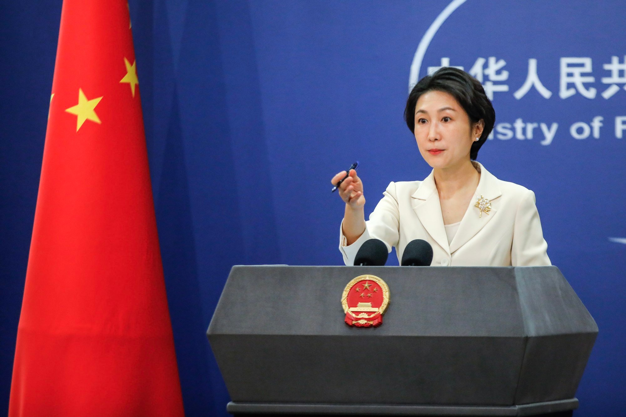 Foreign ministry spokeswoman Mao Ning said the US had “no right to get involved in a problem between China and the Philippines”. Photo: EPA-EFE