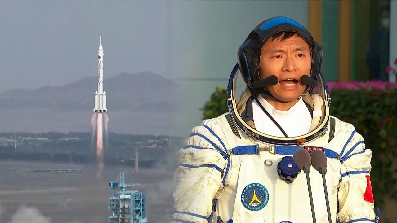 chinas 12th manned space mission takes off carrying shenzhou 17 crew for six month mission to tiangong space station 2