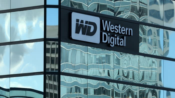 A picture of a Western Digital building