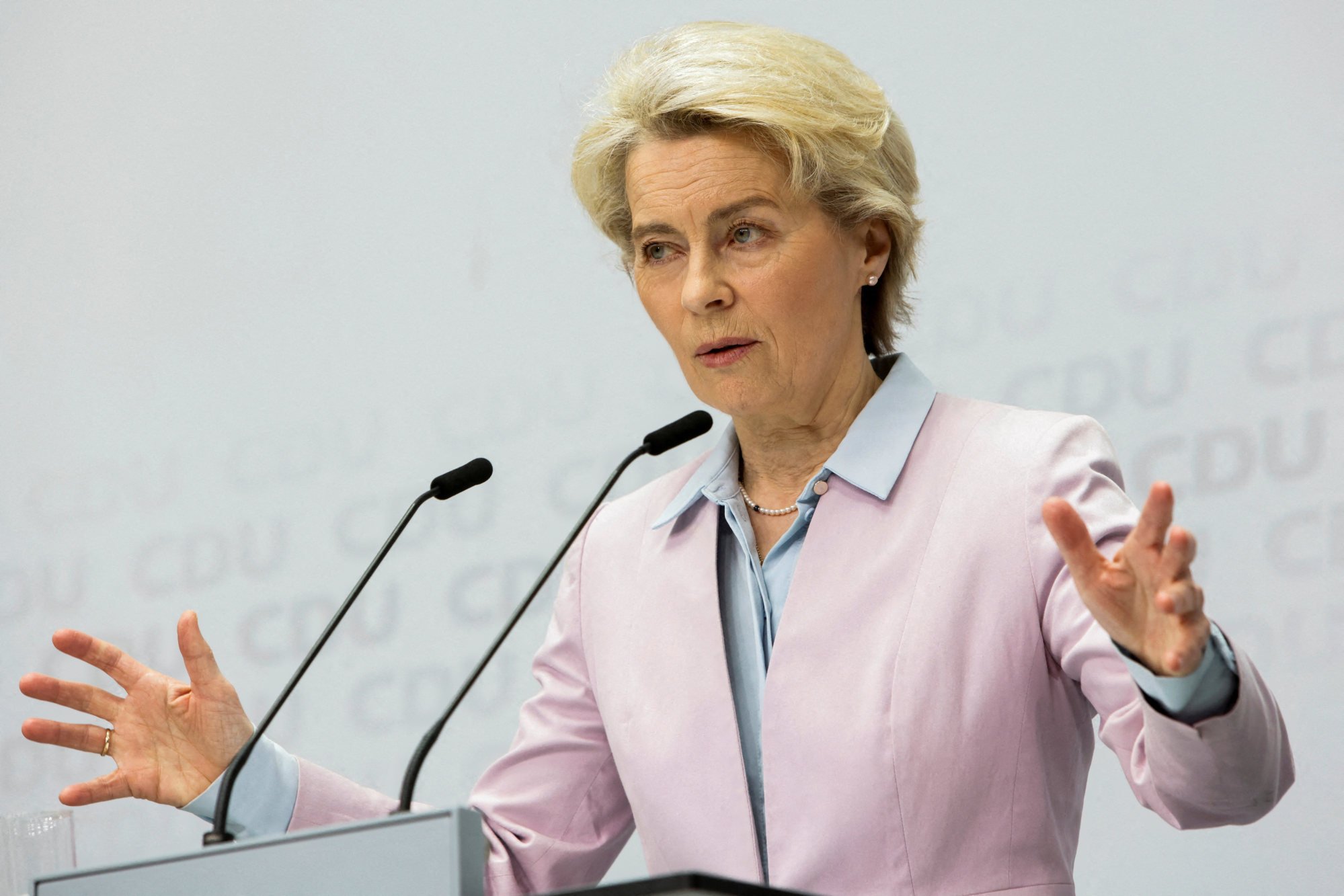 The announcement is expected when European Commission President Ursula von der Leyen, along with European Council President Charles Michel, meets with US President Joe Biden next week. Photo: Reuters