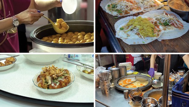 ENG_CHN_FEATUREAnatomyOfANightMarket_10182023.4.jpg The Ningxia Night Market in Taipei has a reputation for quintessential Taiwanese street food. Credit: RFA