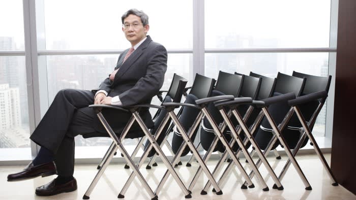 Hong Kong-based banker Charles Wang Zhonghe in Beijing in 2010