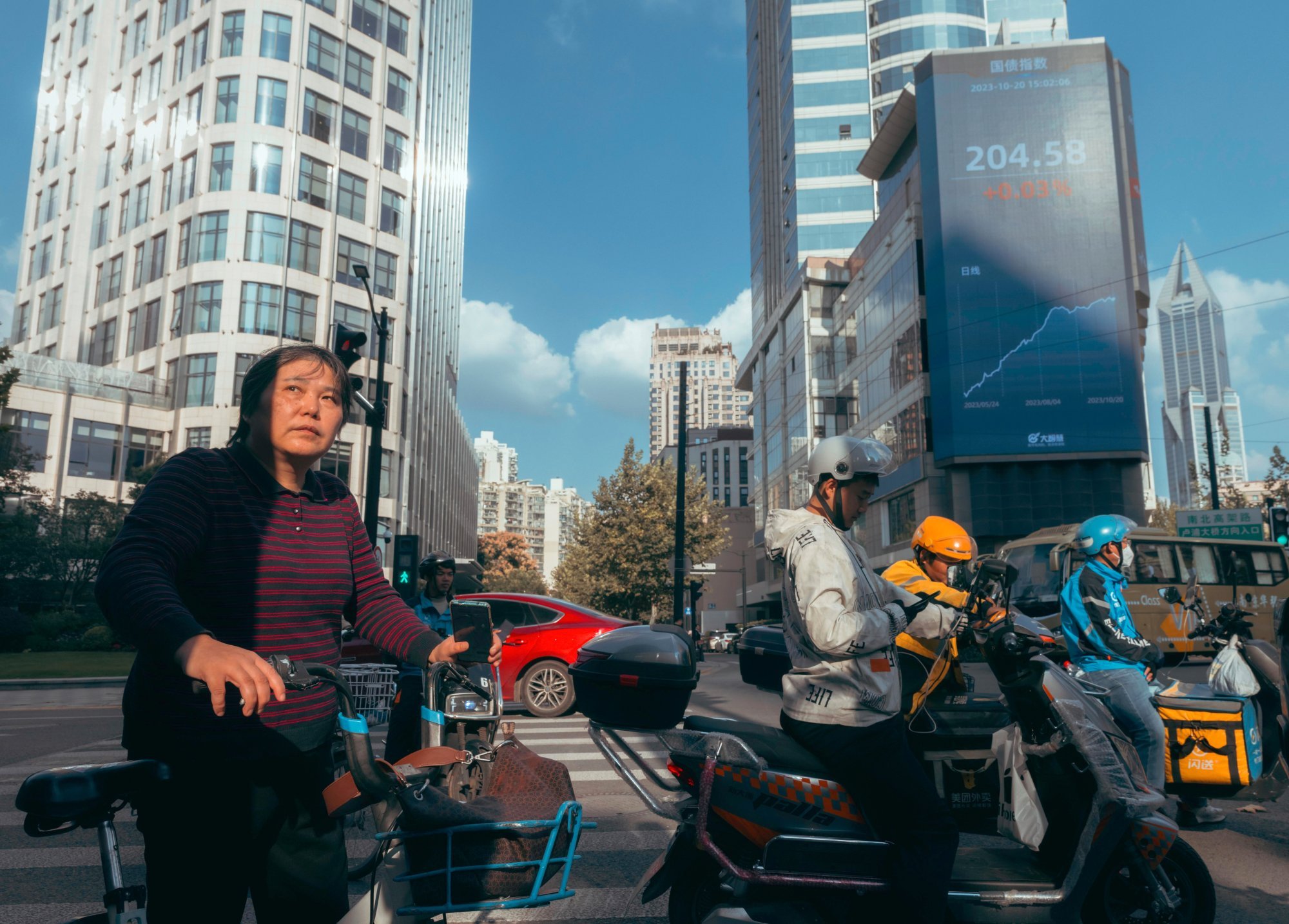 Shanghai is working to turn its digital economy into a new growth engine as part of its three-year digital economy master plan unveiled in August. Photo: EPA-EFE shanghai opens data economy industrial park in pilot free trade zone lingang amid chinas ai push 1