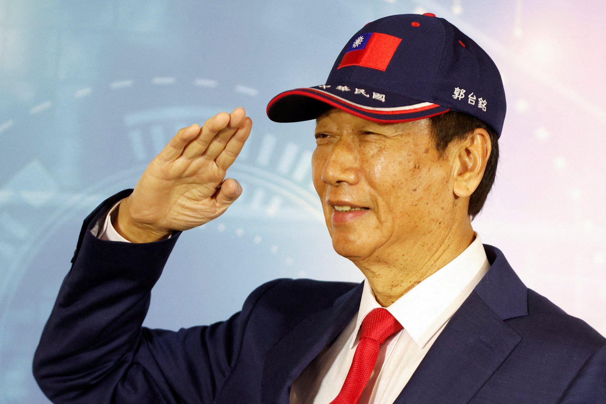 Foxconn founder Terry Gou announced in August that he intended to run as an independent candidate. Photo: Reuters
