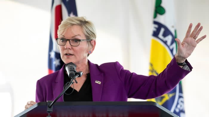 US energy secretary Jennifer Granholm