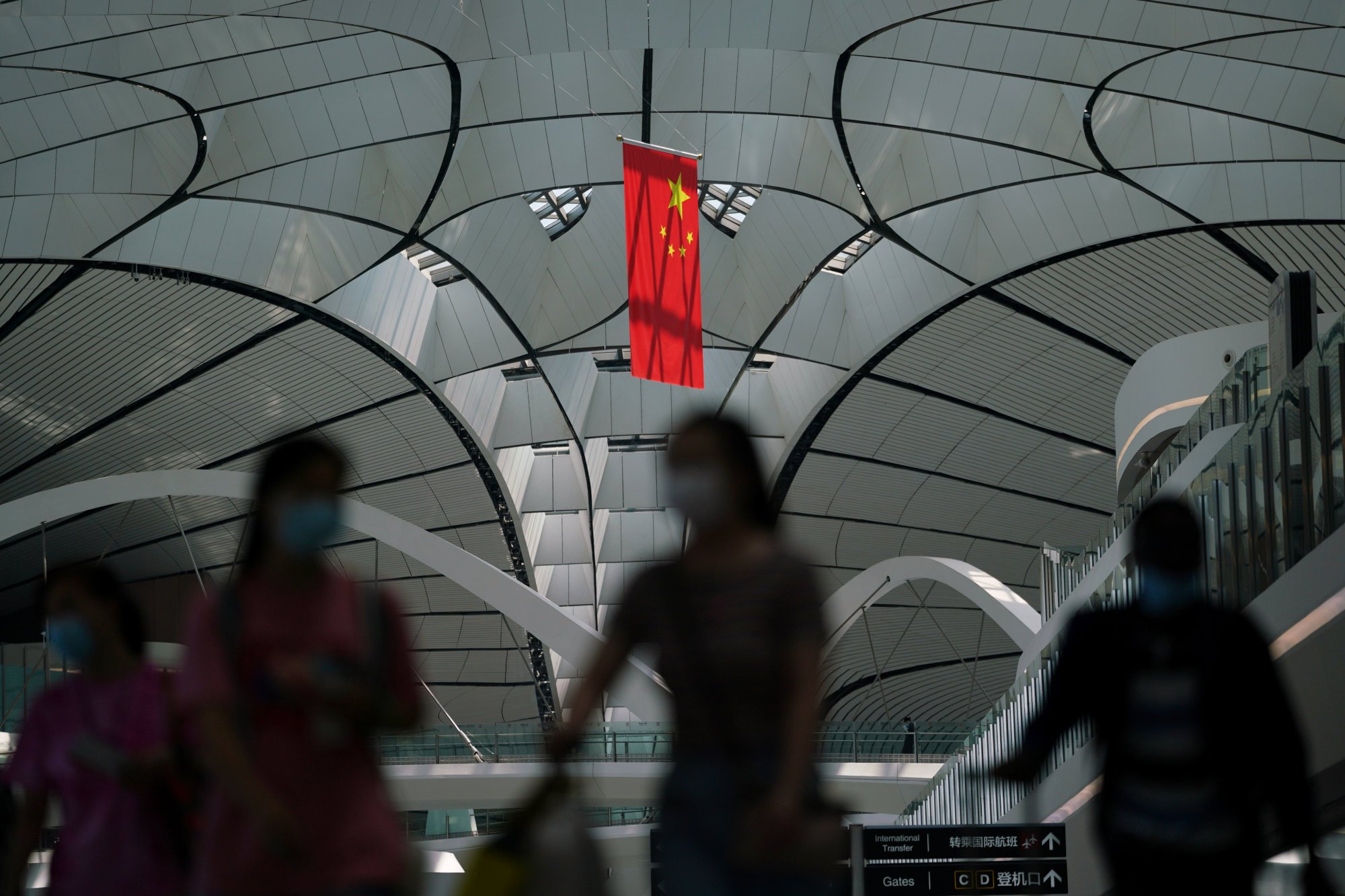 China’s Covid controls saw a virtual halt to international travel. Photo: Reuters